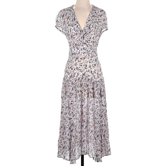 ALLSAINTS Alix Freefall Floral Midi Dress - Picture 2 of 3